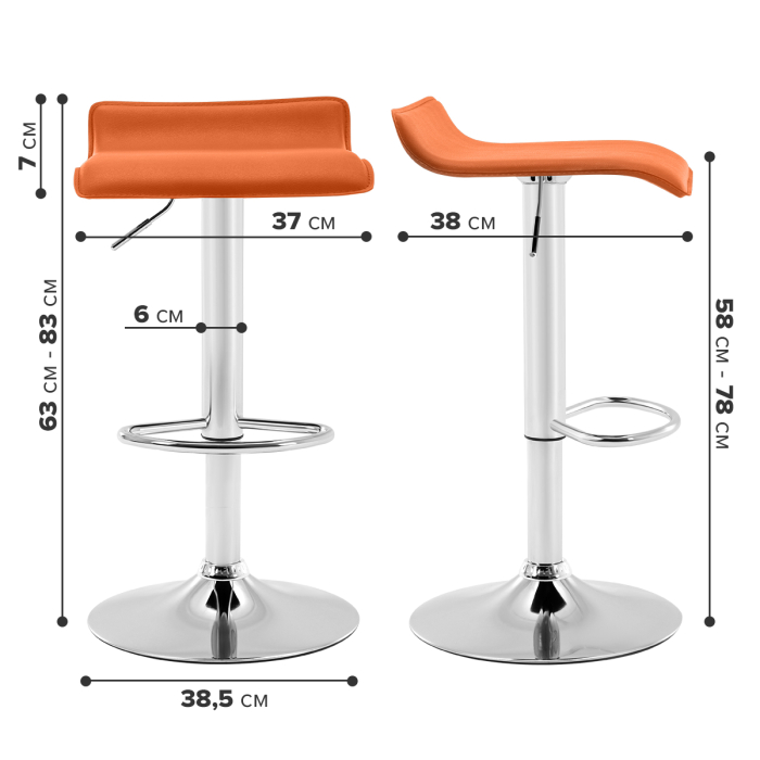 Характеристики Комплект барных стульев Ergozen Tommy 2 шт Характеристики Комплект барных стульев Ergozen Tommy 2 шт